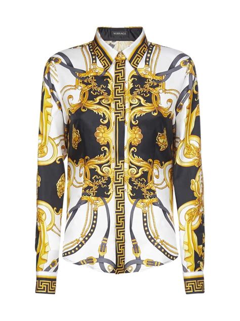 versace collection trend fit dress shirt|authentic versace shirts.